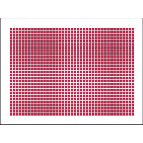 Трафарет пластиковый для росписи Квадраты мелкие, 15х20 см, Stamperia KSD241