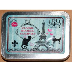 Набор штампов Париж WW29A1, 8 штук