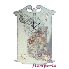 Заготовка для часов фигурная "Классика 1", 43х30,5 см, Woodbox