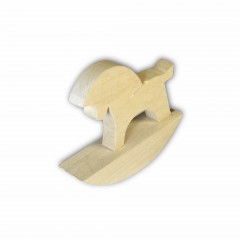 Заготовка деревянная "Лошадка-качалка" 9х10 см, WOODBOX