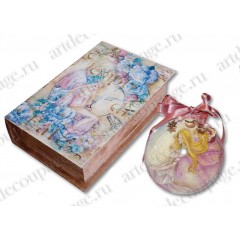 Заготовки коробки картонные "Книга", набор 2 шт, Stamperia 