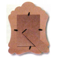 Заготовка фоторамка со стеклом, 9,5х13 см, МДФ, Stamperia