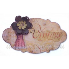 Заготовка табличка фигурная, МДФ, 18х10 см, Stamperia 