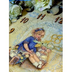 Цифры для часов арабские, деревянные, 20 мм, WOODBOX