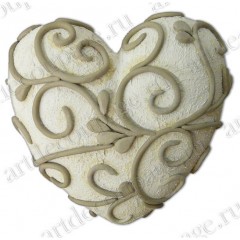 Заготовка из пенопласта "Сердце", 9 см, Glorex (Швейцария)