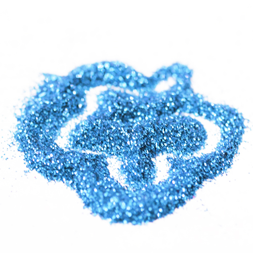 Микроблестки голубые металлик для декора