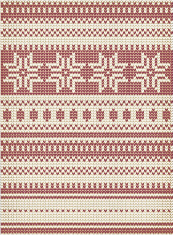 Рисовая новогодняя бумага для декупажа Рождественское вязание Craft Premier