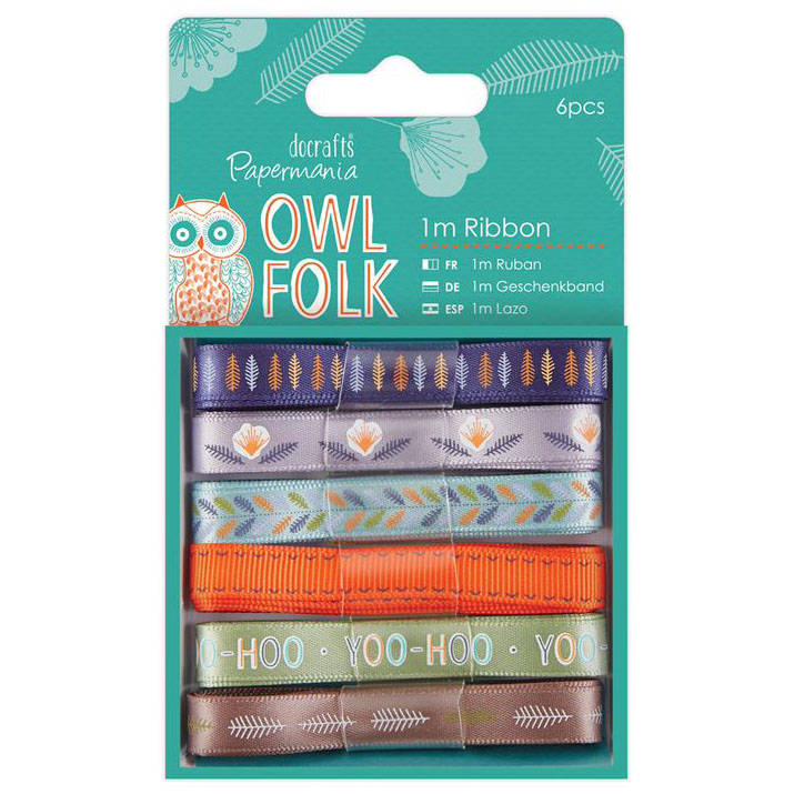 Набор ленточек для скрапбукинга Owl Folk