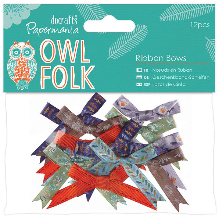 Набор бантиков для скрапбукинга Owl Folk