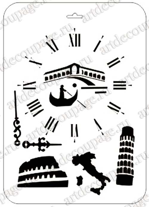 Трафарет для часов Циферблат Италия, Event Design, купить