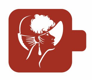 Трафарет для росписи Модуль Люди Дама в шляпке Трафарет-Дизайн 9х9 см