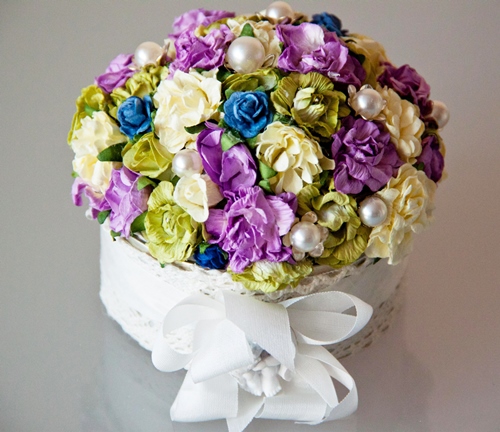 Бумажные салатовые гвоздики, декоративные цветы для скрапбукинга и декора, купить