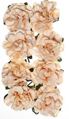 Бумажные персиковые гвоздики, декоративные цветы для скрапбукинга и декора, купить