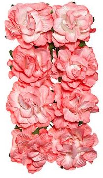 Бумажные розовые гвоздики, декоративные цветы для скрапбукинга и декора, купить