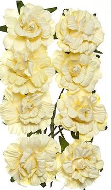 Кудрявые кремовые розы из бумаги для скрапбукинга,  декоративные миниатюрные цветы, купить