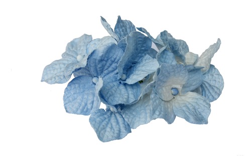 Искусственные цветы для декора и скрапбукинга, букет Гортензии голубые, ScrapBerry's