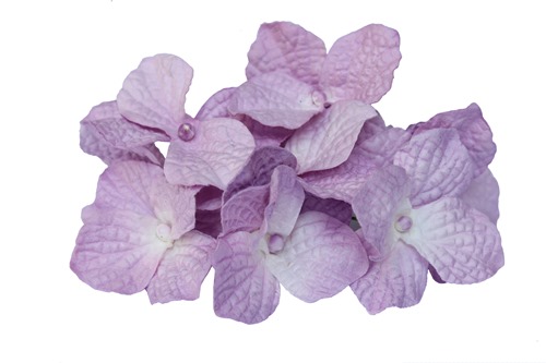 Искусственные цветы для декора и скрапбукинга, букет Гортензии фиолетовые, ScrapBerry's