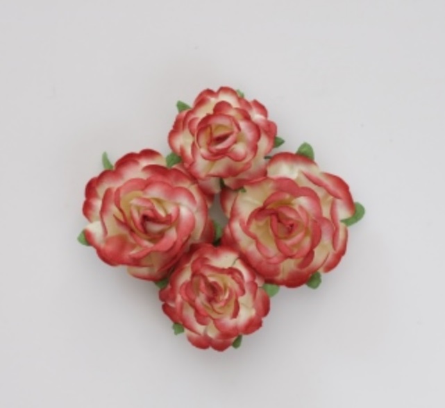 Бумажные цветы розы для скрапбукинга и декора, купить