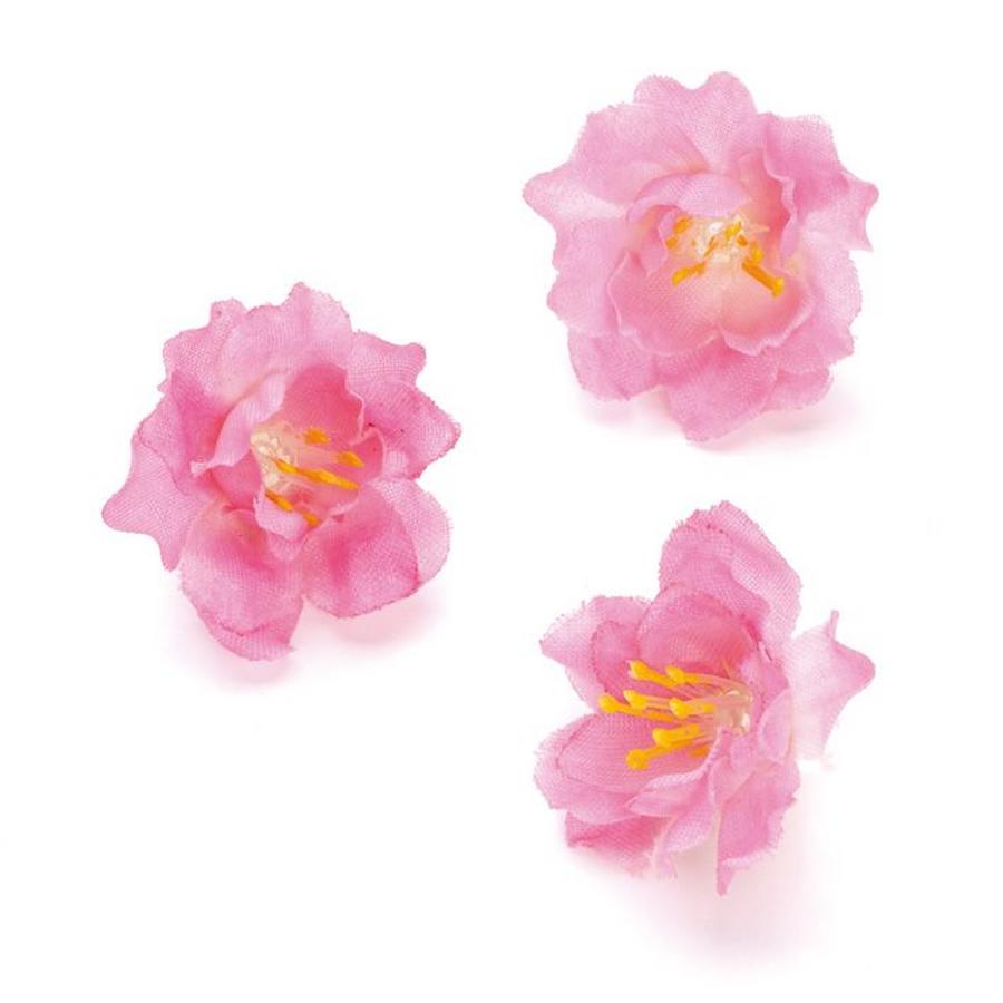Искусственные тканевые миниатюрные цветы для флористики, купить - магазин АртДекупаж
