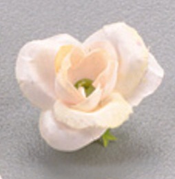 Искусственные миниатюрные цветы, бутоны, белые розы, для флористики купить - магазин АртДекупаж