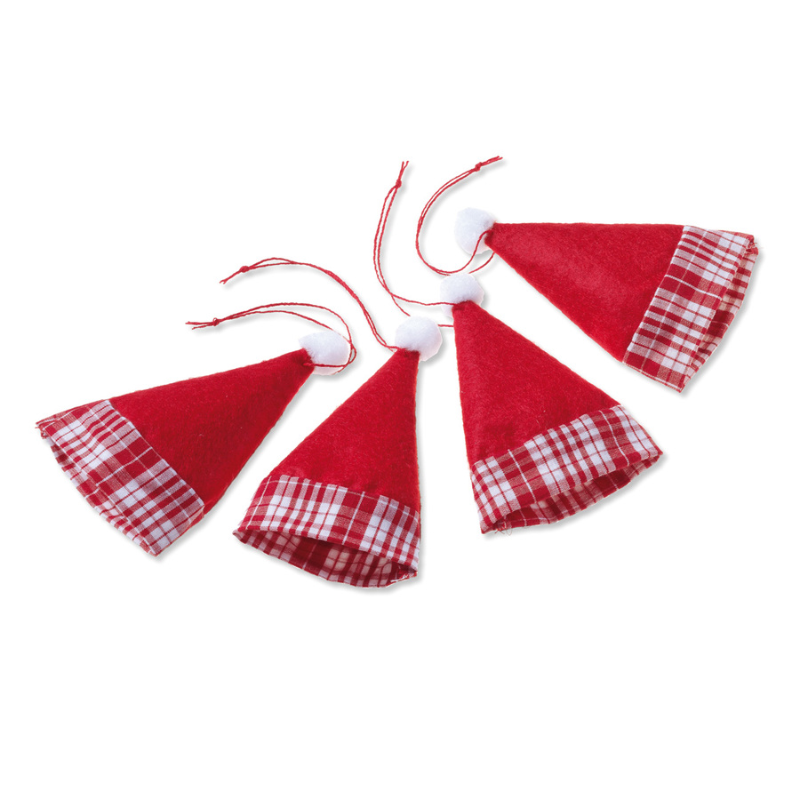 Декоративные новогодние украшения для скрапбукинга и декора, миниатюрный Колпак Санты,купить 
