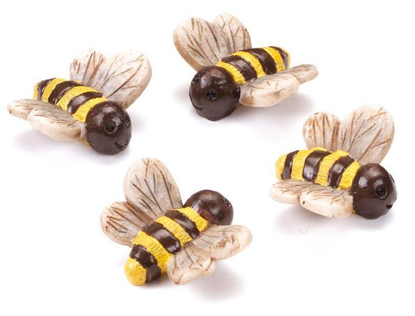 Миниатюрные фигурки для обемного декора и скрапбукинга "Пчёлы", купить