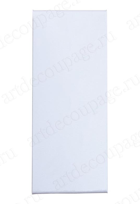 Холст на подрамнике грунтованный белый 20х70, холсты для живописи