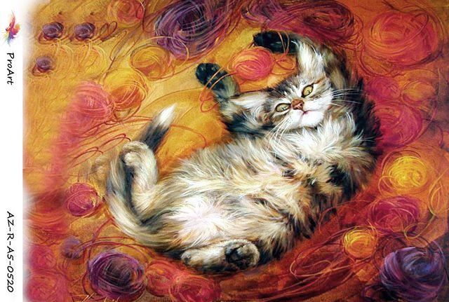 рисовая бумага для декупажа Кот, декупажные рисовые карты 