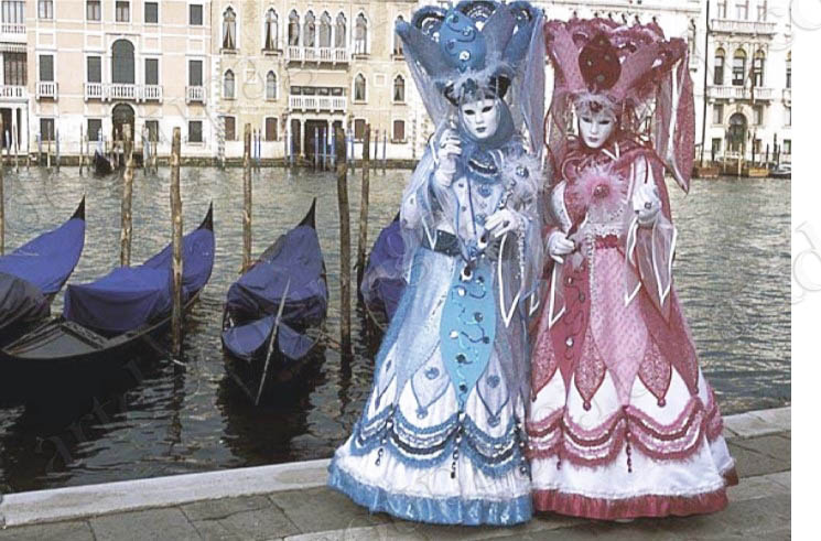 рисовая бумага для декупажа Карнавал в Венеции, декупажные карты на рисовой бумаге без прожилок 