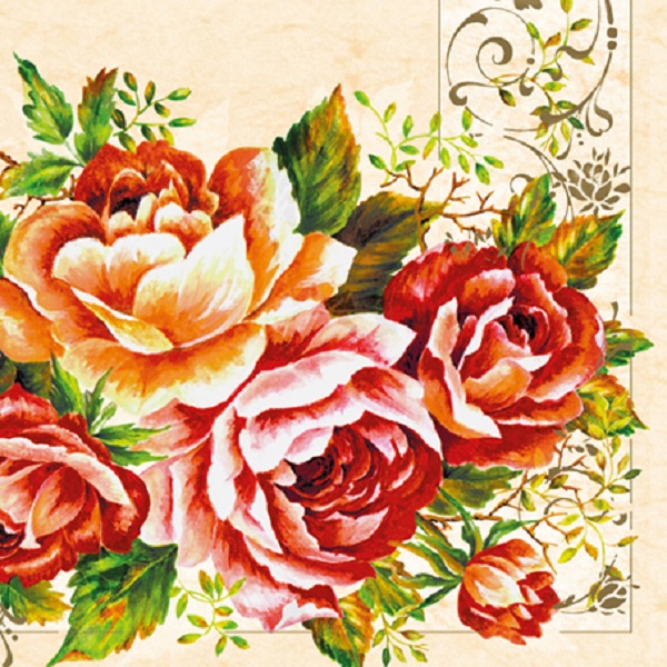 салфетки для декупажа Цветы розы