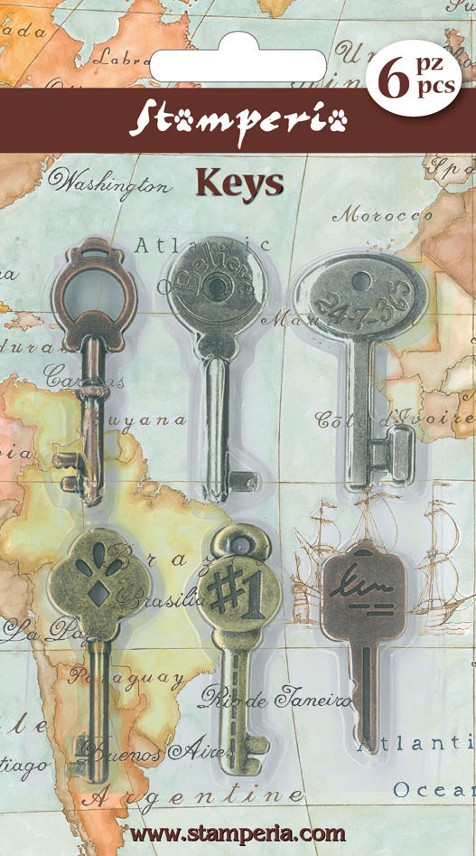 декоративные металлические ключи, купить - магазин АртДекупаж