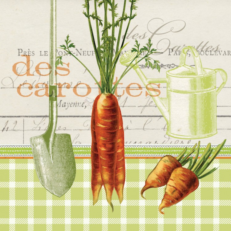 салфетки для декупажа Морковь, купить