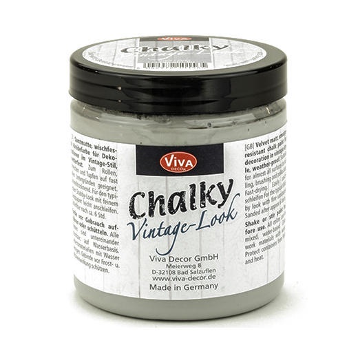 Краска меловая Chalky Vintage-Look 801 серый Viva Decor 