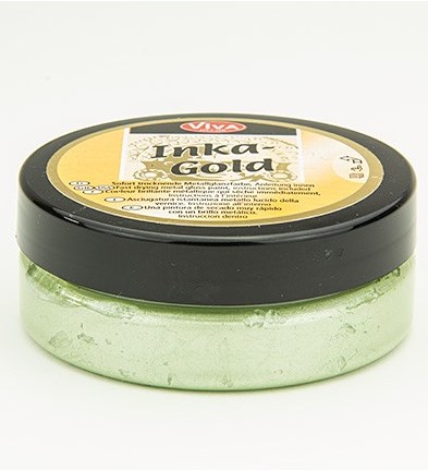 Краска паста Viva Inka Gold  933 мятный зеленый металлик 