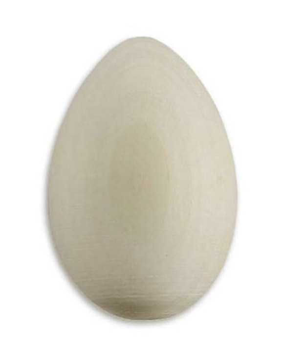 Заготовка яйцо пасхальное деревянное 6 см