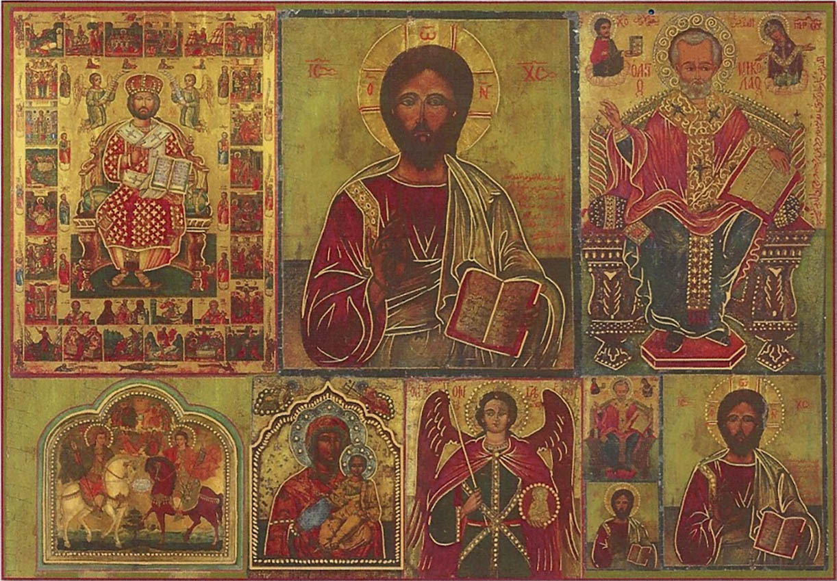 Декупажная карта икона