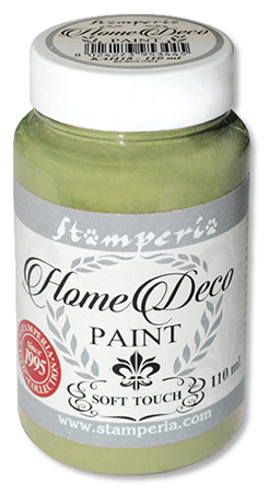 Краска меловая Home Deco оливковый зеленый Stamperia KAH07