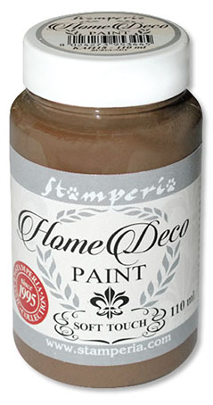 Краска меловая Home Deco каштановый Stamperia KAH17
