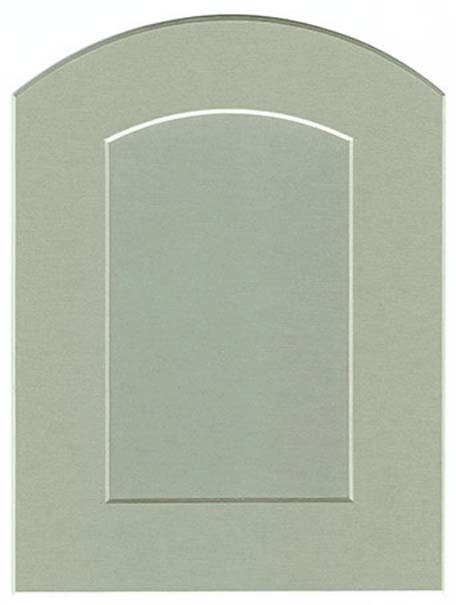 Декоративные рамки паспарту арка, бежево-серый картон - АртДекупаж