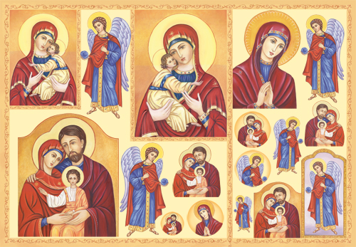 Декупажная карта икона