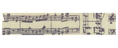 Декоративный скотч с принтом для скрарбукинга, скотч с винтажным рисункомисунком Ноты