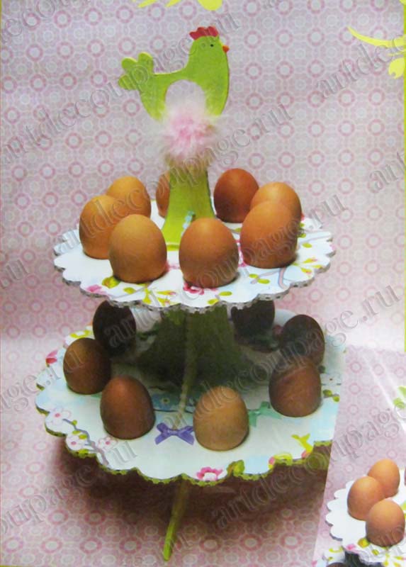 Заготовки для декупажа Подставка (этажерка) для яиц на Пасху, PRONTY - магазин АртДекупаж